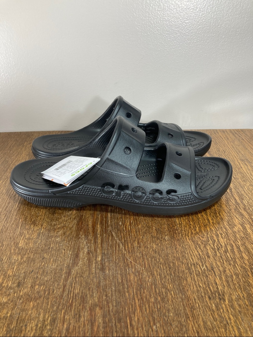 Crocs Baya Unisex Slide Sandal Women’s 11 Men’s 9 Black